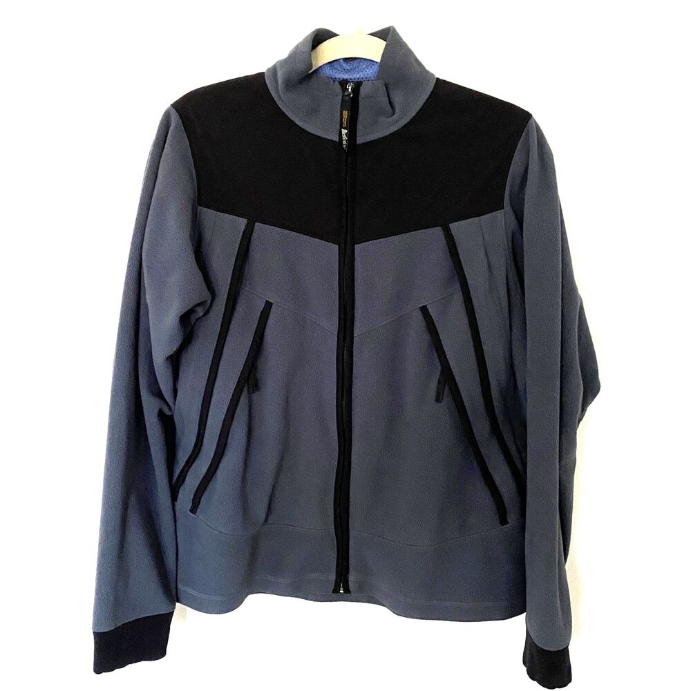REI Women's Full‑Zip Fleece Jacket Outdoor Layer Soft Warm Zip Front Sz L